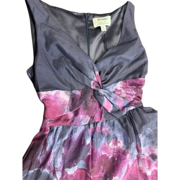 NWT! "NEIMAN MARCUS FOR TARGET" Lela Rose Hi Low‎ Dress SZ 6 Babydoll Watercolor - Picture 7 of 14